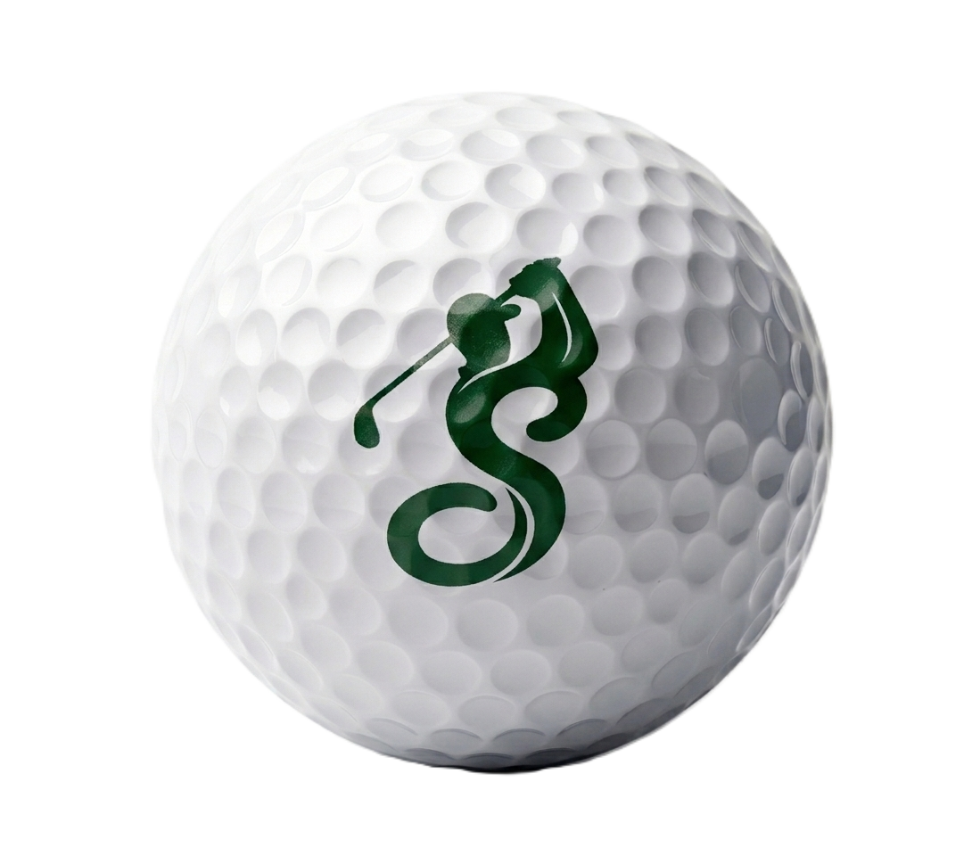 SpotOn number five golf ball